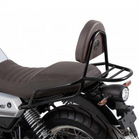 Triclicks Coussin de dossier de siège arrière de moto en polyuréthane pour  Harley Chopper