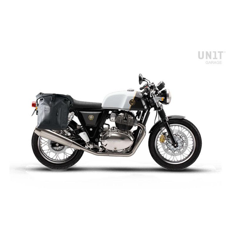 Sacoche latérale Khali TPU et cadre Unit Garage pour Royal Enfield Continental GT 650 1