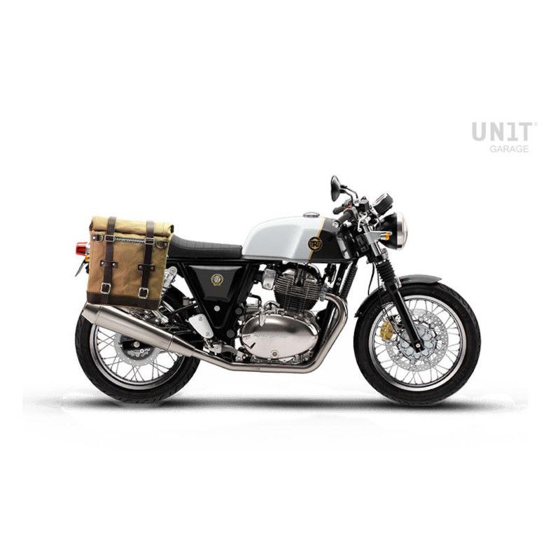 Sacoche latérale en toile et cadre Unit Garage pour Royal Enfield Continental GT 650 2