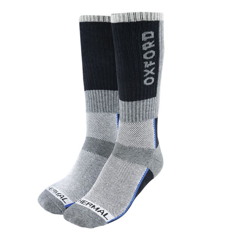 Chaussettes Thermal noires et grises longue Oxford image 1