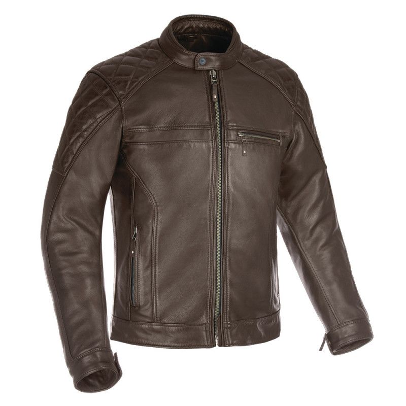 Route 73 2.0 MS Veste Cuir Brown 2XL OXFORD