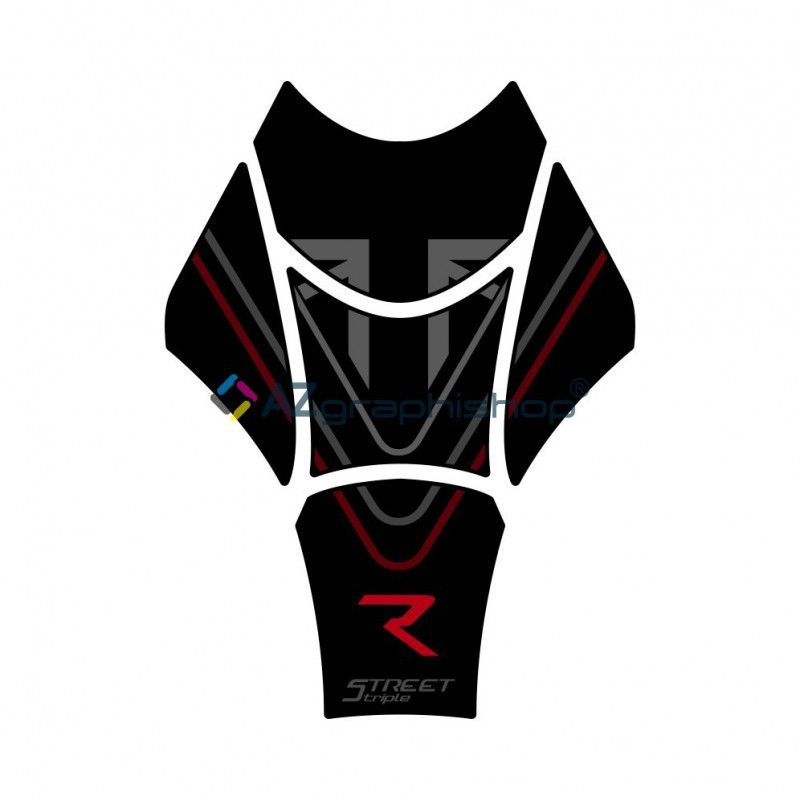 Sticker de réservoir Triumph Street Triple R Modif Moto