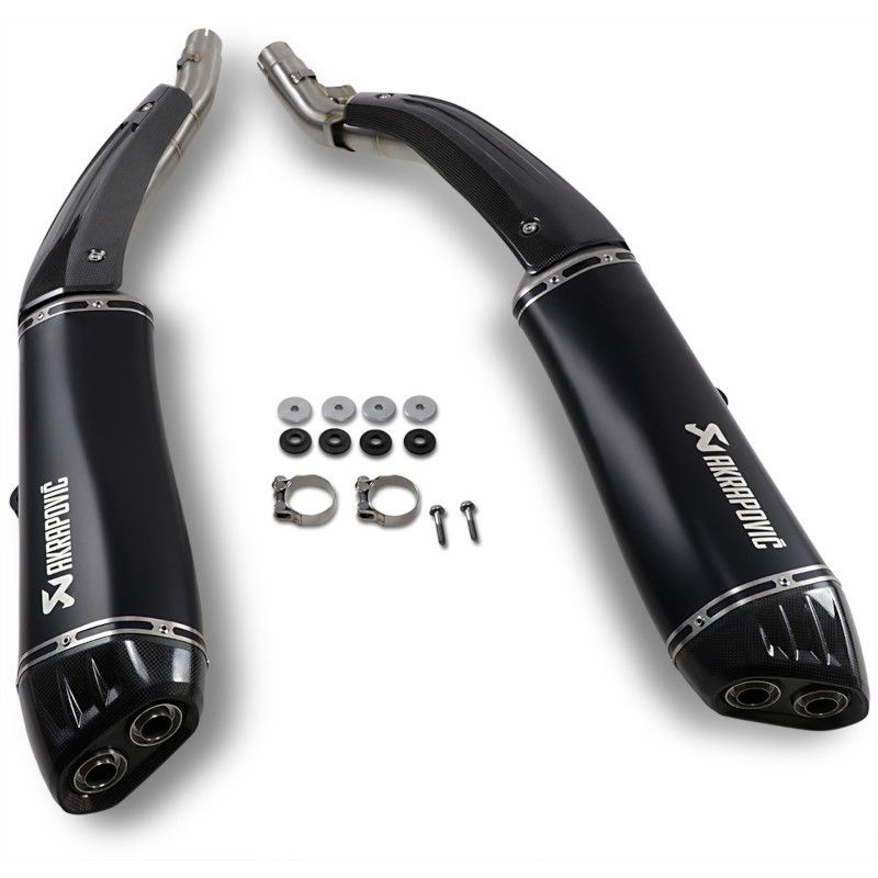 Silencieux Slip-On Akrapovic titane pour BMW K 1600 B 2017 - 2020