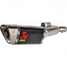 Silencieux Slip-On Akrapovic carbone pour BMW F 900 R/XR 2020 - 2023 2