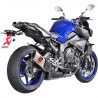 Silencieux Slip-On Akrapovic titane pour Yamaha MT-10 2016 - 2020 1