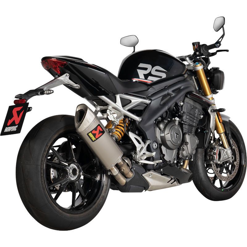 Silencieux Slip-On Akrapovic Titane pour Triumph Speed Triple 1200 RS/RR 2021 - 2022 1