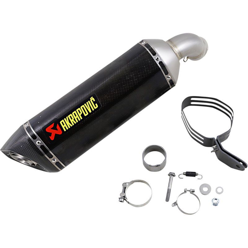 Silencieux Slip-On Akrapovic carbone pour Kawasaki