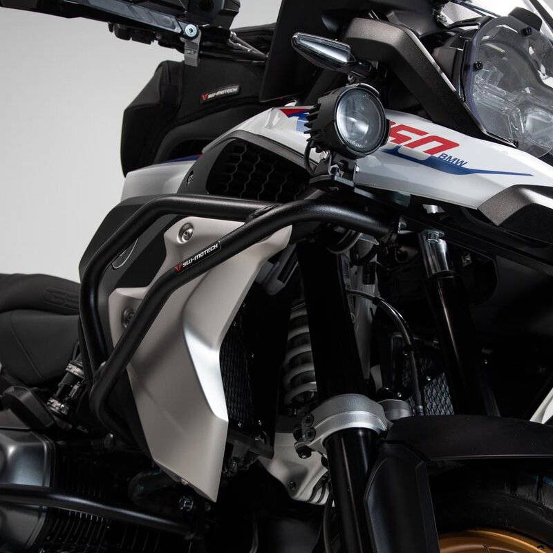 Supports pour feux additionnels SW-MOTECH noir Moto Guzzi V85 TT