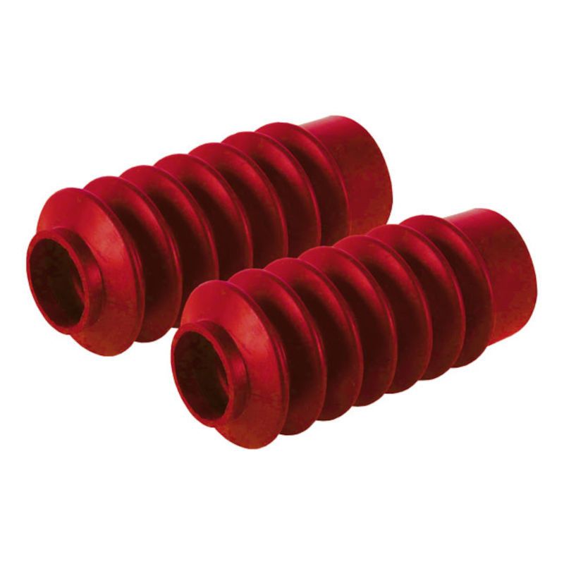 Soufflets de fourche rouges 41mm