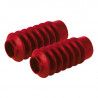 Soufflets de fourche rouges 41mm