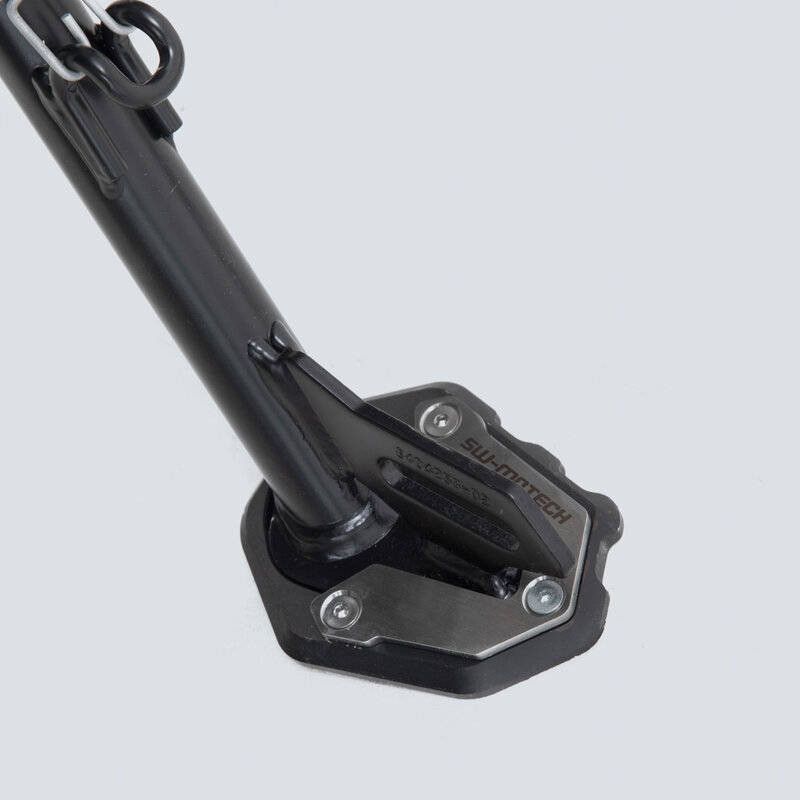 Support latéral réglable de béquille de pied de moto d'alliage d'aluminium  de