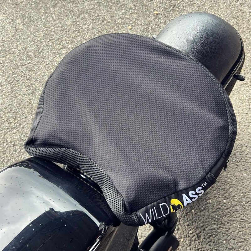 Ashata Coussin dorsal de moto Coussin arrière en caoutchouc pour sacoche de  selle accessoire de dossier de sport dosseret