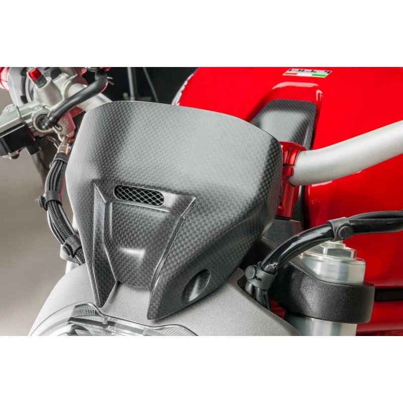 Cache compteur en carbone CNC Racing pour Ducati Monster 1