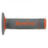 Revêtement de poignée Domino A020 MX Full Grip gris orange