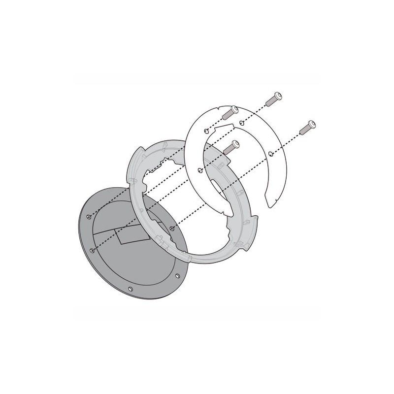 Bride de fixation Tanklock GIVI Suzuki 650 V-Strom 2004-2011 image 1