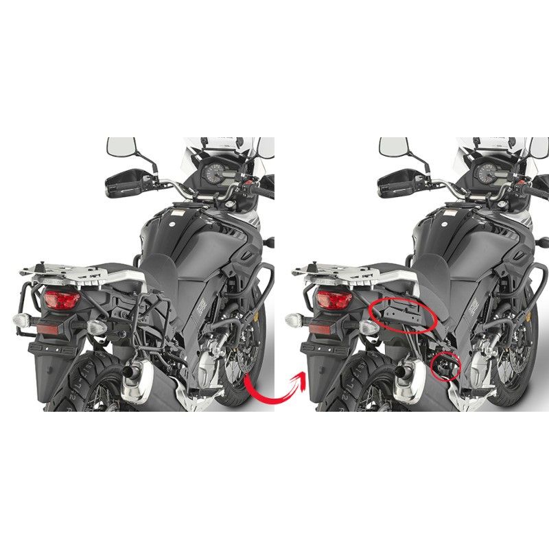 Supports de valises latérales PLR3112 GIVI Suzuki 650 V-Strom 2017+ image 1