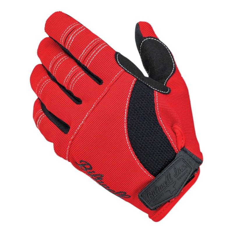 Gants Biltwell Moto vintage noir/rouge/blanc