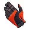 Gants moto Biltwell vintage orange / noir image 1