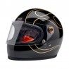 Casque intégral Gringo S ECE Gloss Black Flames image 4