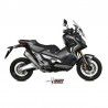 Silencieux MIVV Delta Race inox embout carbone Honda X-ADV 750 image 2