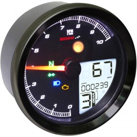 Compteur de vitesse Daytona Digital noir 60 mm| Modif Moto