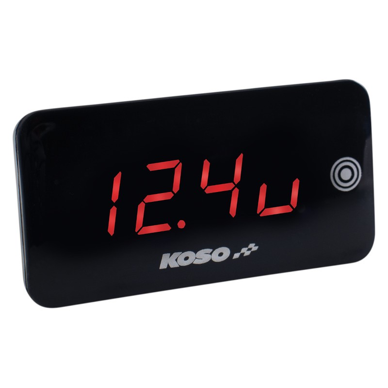 Voltmètre / Thermomètre numérique tactile Super Slim Style Koso rouge