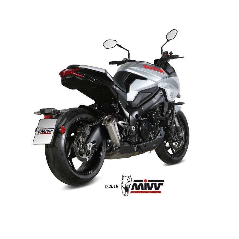 Silencieux Ghibli Black MIVV inox Suzuki Katana 1