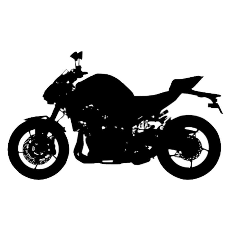 Tour de cou noir et blanc Kawasaki Z